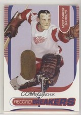 2002-03 ITG Be A Player Between the Pipes Record Breakers Terry Sawchuk HOF 7ez