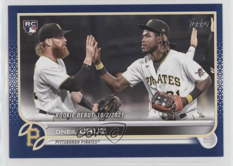 2022 Topps Update Rookie Debut Royal Blue Oneil Cruz #US113 Rookie RC 0m89