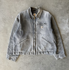 Vintage Carhartt Detroit J97 PTL Size XL Jacket Distressed Faded