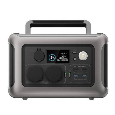 Power Station R600, 299Wh LiFeP04 Battery with 2x 600W (1200W Surge) AC Outlets