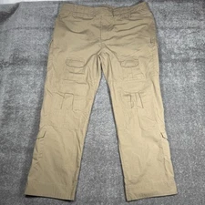 Tactical Pants Men's 42x31 Beige Cargo Rip Stop Army Military BDU SWAT Duty