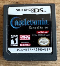 Nintendo DS Castlevania Dawn of Sorrow Not For Resale Kiosk Demo Free Shipping