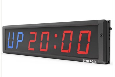 NEW Large 28  LED Gym Timer Interval Synergee Programmable Interval Gym Timer
