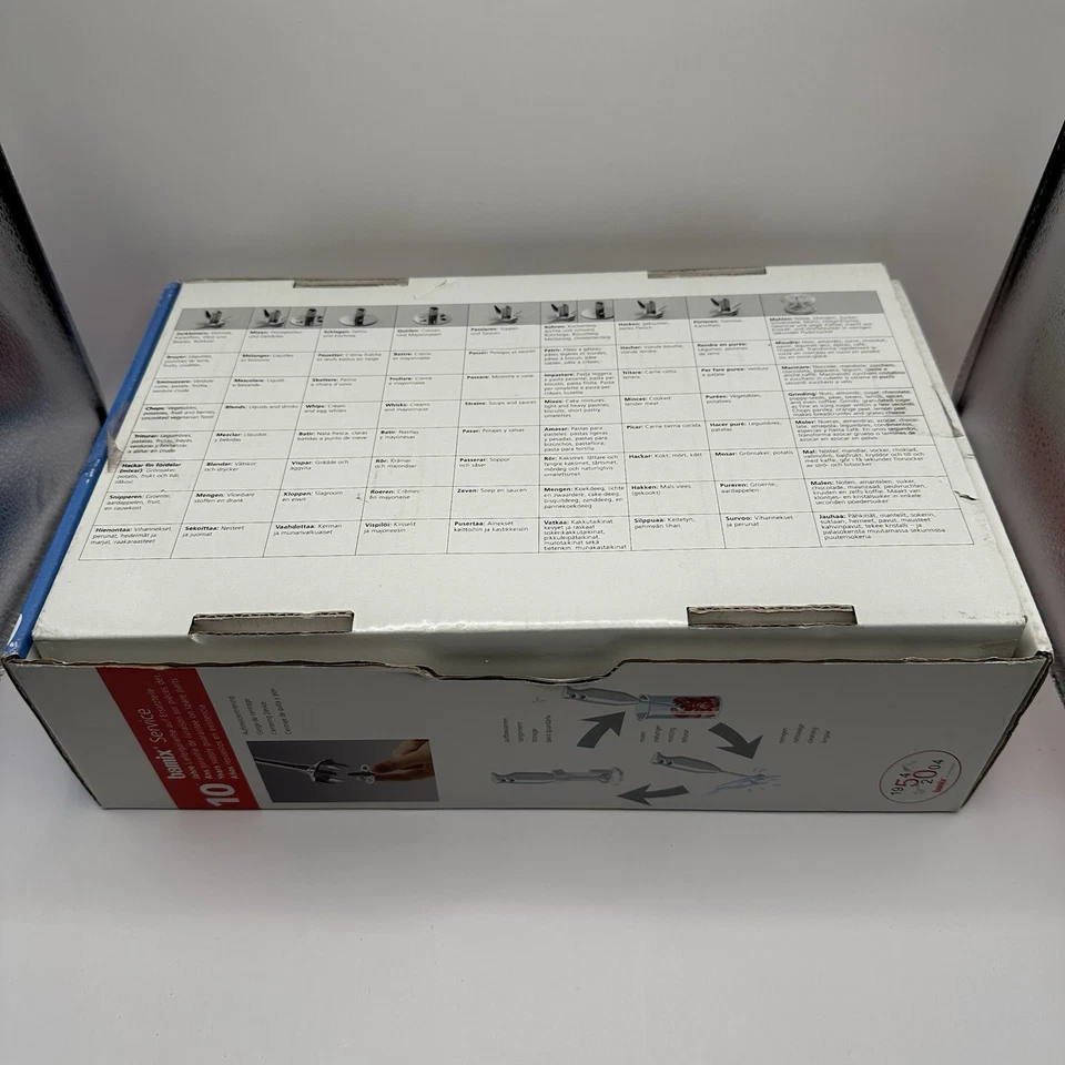 Bamix M-133 Hecho en Suiza Mono 2 Velocidades Mano Inmersión Mezclador de Varita de Lujo Foto 4 de 4