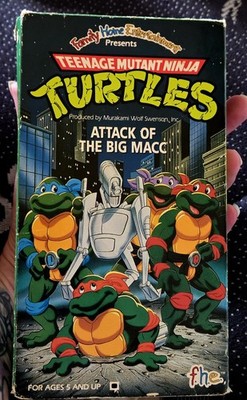 Teenage Mutant Ninja Turtles - Attack of the Big Macc (VHS, 1991)