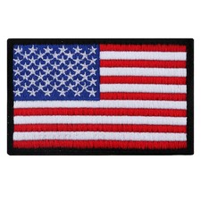 American Flag Patch Tactical USA Flag Patches, US Flag Patch Hook  Loop Pre...