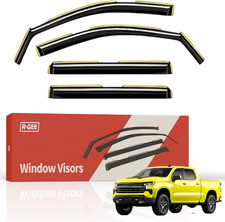 In-Channel Window Rain Guards Fit for Truck Chevy Silverado/Gmc Sierra 1500 2019