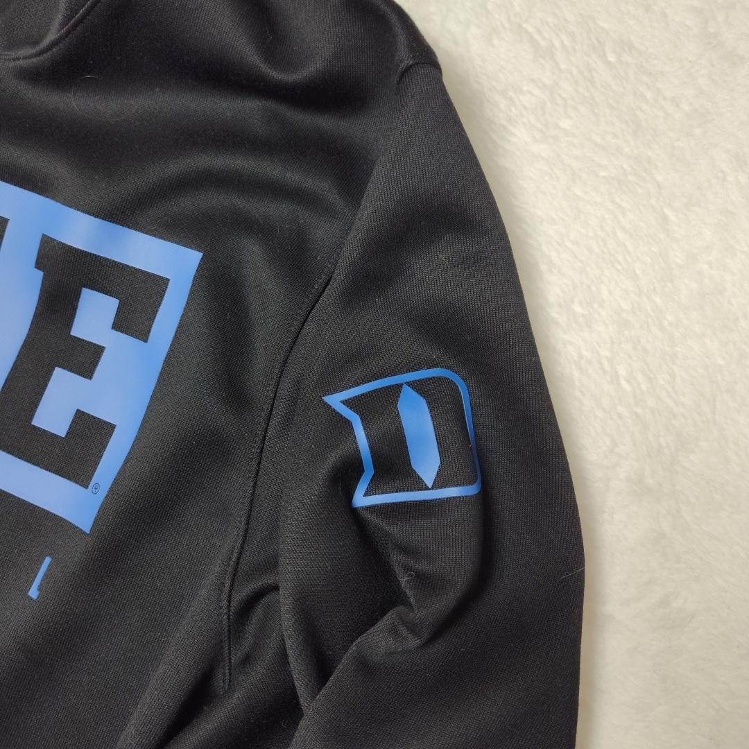 Duke Blue Devils Hoodie Mens Medium Black NCAA Basketball Nike Dri Fit Pullover thumbnail 3
