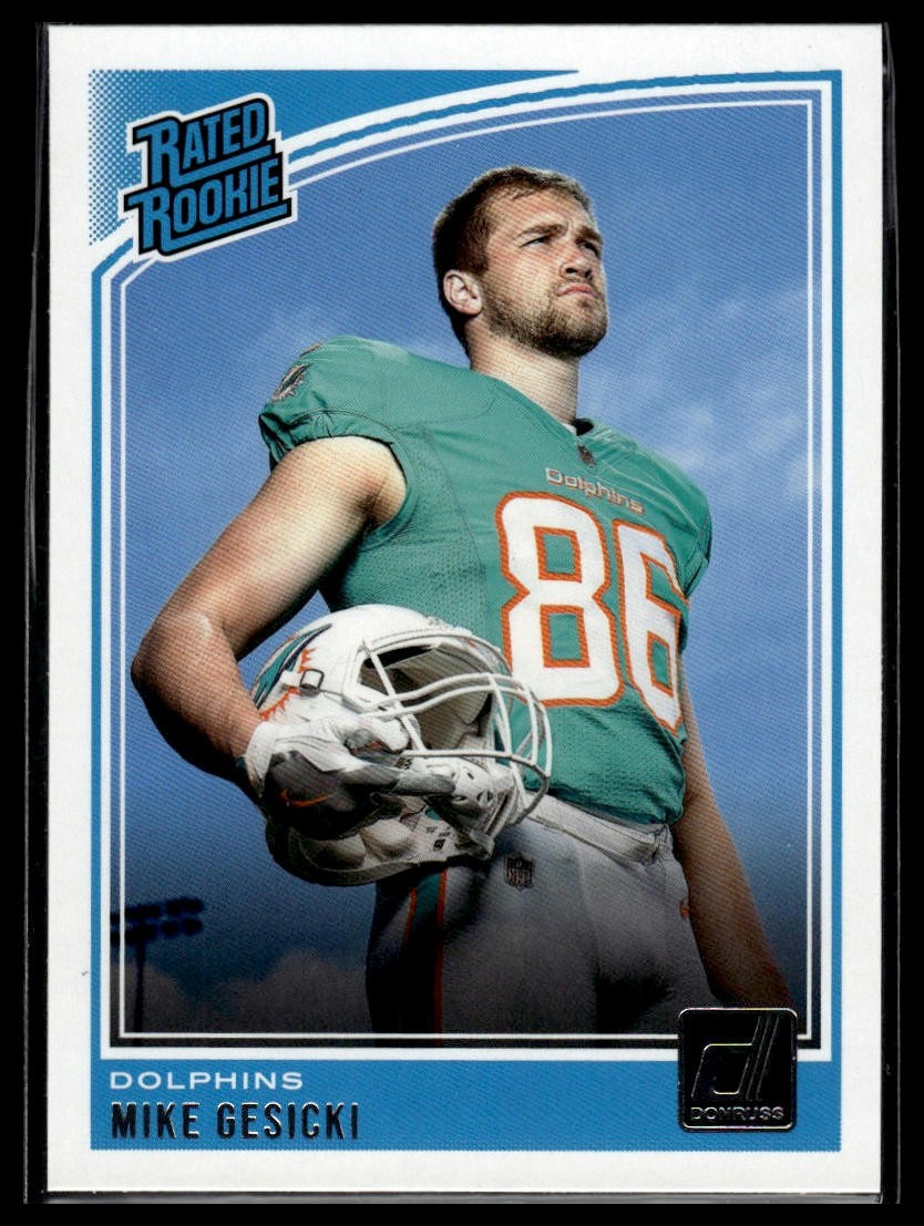 2018 Donruss #337 Mike Gesicki