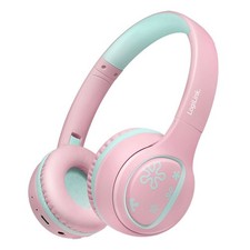 Kinder Bluetooth Kopfhörer m. Mikrofon Headset faltbar max.85 dB pink