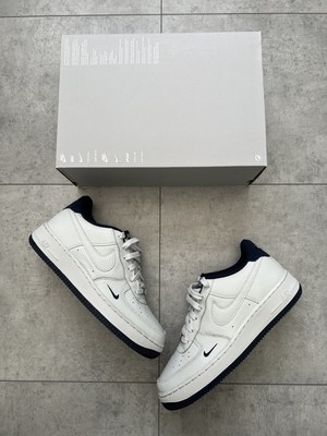 Nike Air Force 1 Low LV8 'White Obsidian Mini Swoosh' (GS) - UK 6 EU 39
