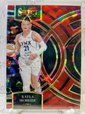 2024 Panini Select WNBA Prizms Red Ice #176 Kayla McBride Minnesota Lynx