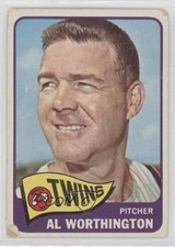 1965 Topps Al Worthington #216 uq5