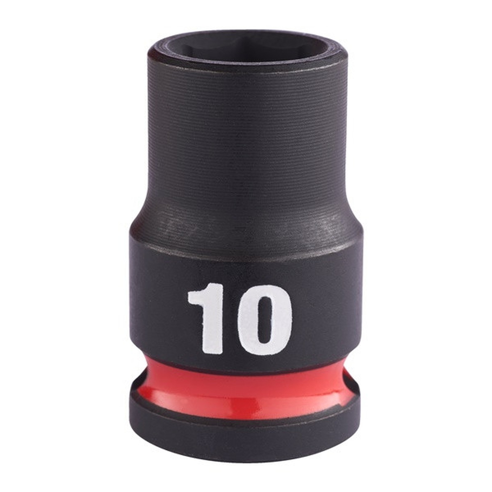 10mm SHOCKWAVE Standard Impact Socket - 3/8 Inch Drive - 6 Point - MILWAUKEE