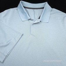 Lululemon Polo Shirt Mens Large Light Blue Golf Performance Short Sleeve