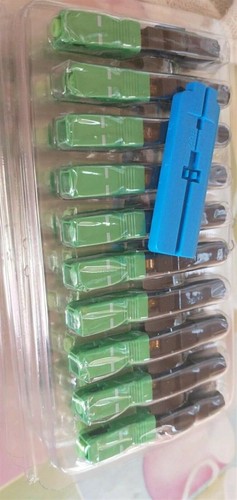 10PCS SC APC fFiber Optic SC APC Connector SC APC FTTH Fiber Optic Connector - Afbeelding 5 van 11
