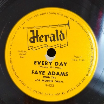 Faye Adams - Every Day / Say A Prayer Herald - 78rpm Shellac USA H-423 EX