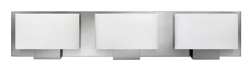 Hinkley Mila 24" Wide Modern Opal Glass Brushed Nickel Bath Light - Picture 3 of 6