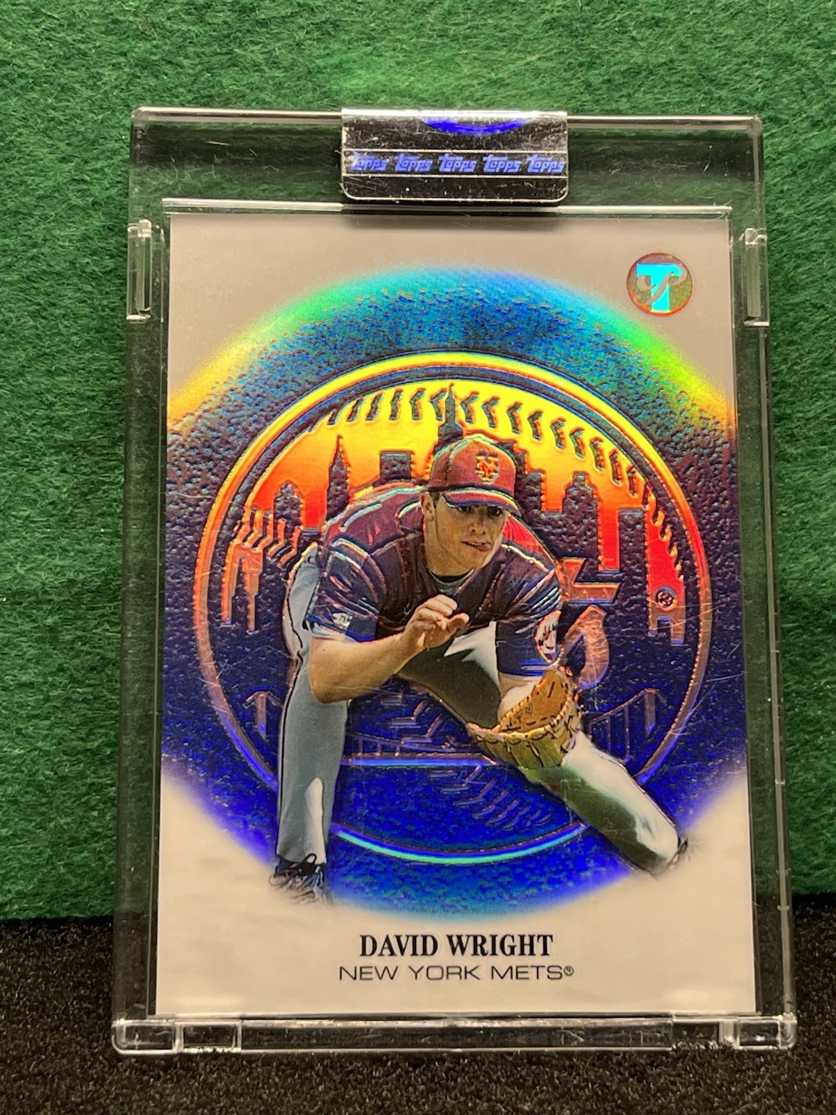 David Wright 2002 Topps Pristine #166 Refractor /1999 (RC)
