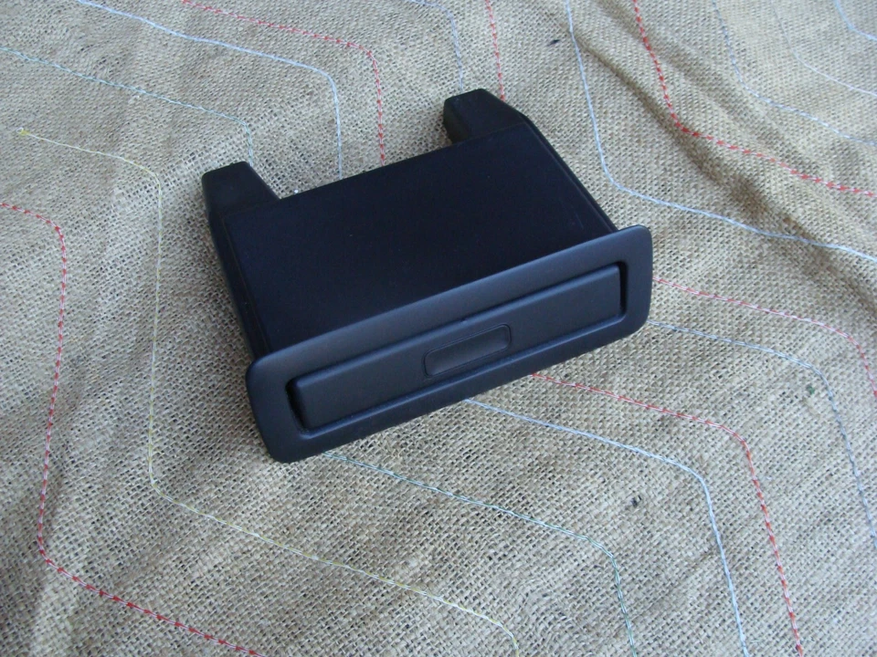 BMW E38 740il 750iL Asiento Trasero Doble Portavasos Negro XLNT ESTADO FUNCIONANDO 1 TOQUE Foto 3 de 4