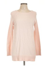 Ann Taylor LOFT Outlet Women Pink Pullover Sweater L