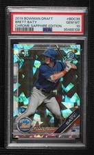 2019 Bowman Chrome Draft Sapphire Edition Brett Baty #BDC-39 PSA 10 GEM MT g6p
