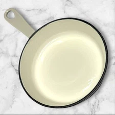 Figmint Cast Iron Enameled Skillet | 6 Inch Fry Pan | Gently Used | Great Condit
