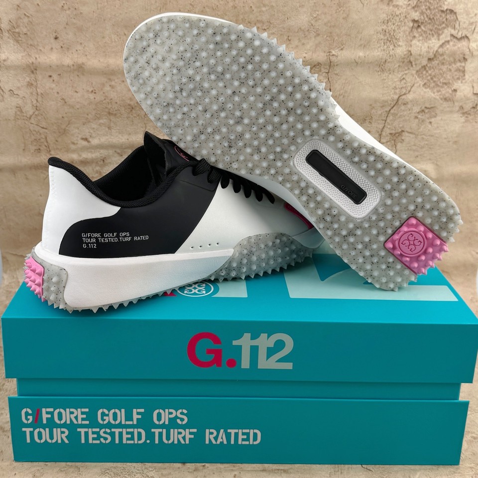 G/Fore Fore G4 G.112 Mens Stippled Golf Shoe Sneaker US 10 11 12 Snow ...