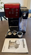 Breville Prima Latte II VCF109X Espresso Machine Milk Frother Red 19 Bar