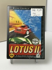 Lotus II (Sega Genesis, 1993) Complete In Box