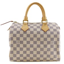 LOUIS VUITTON Speedy 25 Handbag N41371 White ...