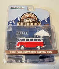 Greenlight 38010-A 1/64 The Great Outdoors 1964 Volkswagen Samba Bus (B9-B1)