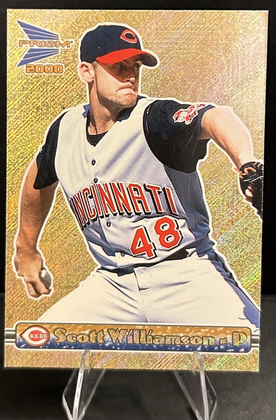 2000 Pacific Prism - Scott Williamson #40 Gold Rapture Gold Holographic SP /480