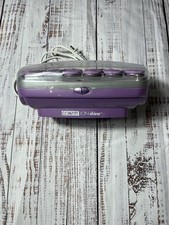 Conair Ion Shine Hot Rollers 12 Jumbo Velvet Pageant Purple  CHV141X 