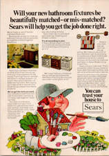 Sears Vintage Magazine Ad 1978 Bathroom Fixtures Home Decor Remodeling