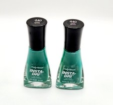 2x Sally Hansen Nail Color Insta-Dri Fast Dry 440 Mint Sprint