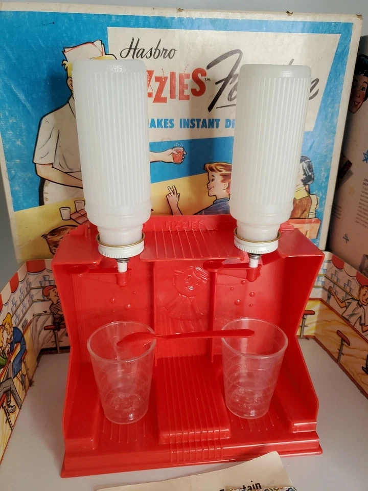 Fuente de soda Hasbro Fizzie vintage años 60 juguete - caja original Foto 4 de 4