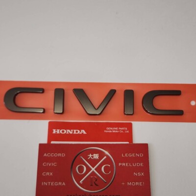 New GENUINE OEM 2023+ Honda Civic Rear Emblem Badge Logo Nameplate