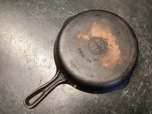 VINTAGE ORIGINAL 699 B GRISWOLD NO. 6 SMALL LOGO CAST IRON SKILLET FRYING PAN
