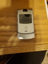Retro ORIGINAL Motorola V3 Razr Black Cingular Cellular Phone Razor For Parts
