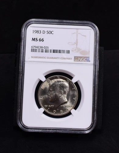 1983-D Kennedy Half Dollar - NGC MS66 (#54088-L)