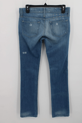 Ksubi Womens Jeans W28 L32.5 Scooter Stretch Mid Indigo Straight 
