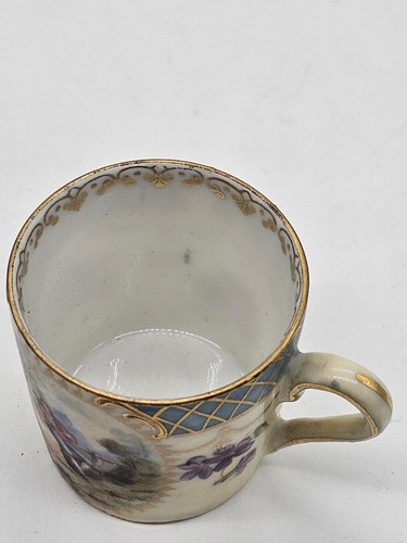Taza de té pequeña vintage colonial pareja cortejo garantizada - Imagen 2 de 4