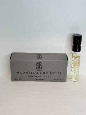 BRUNELLO CUCINELLI EAU DE PARFUM NATURAL SPRAY VENTO ARDENTE TRAVEL SIZE: 2ML