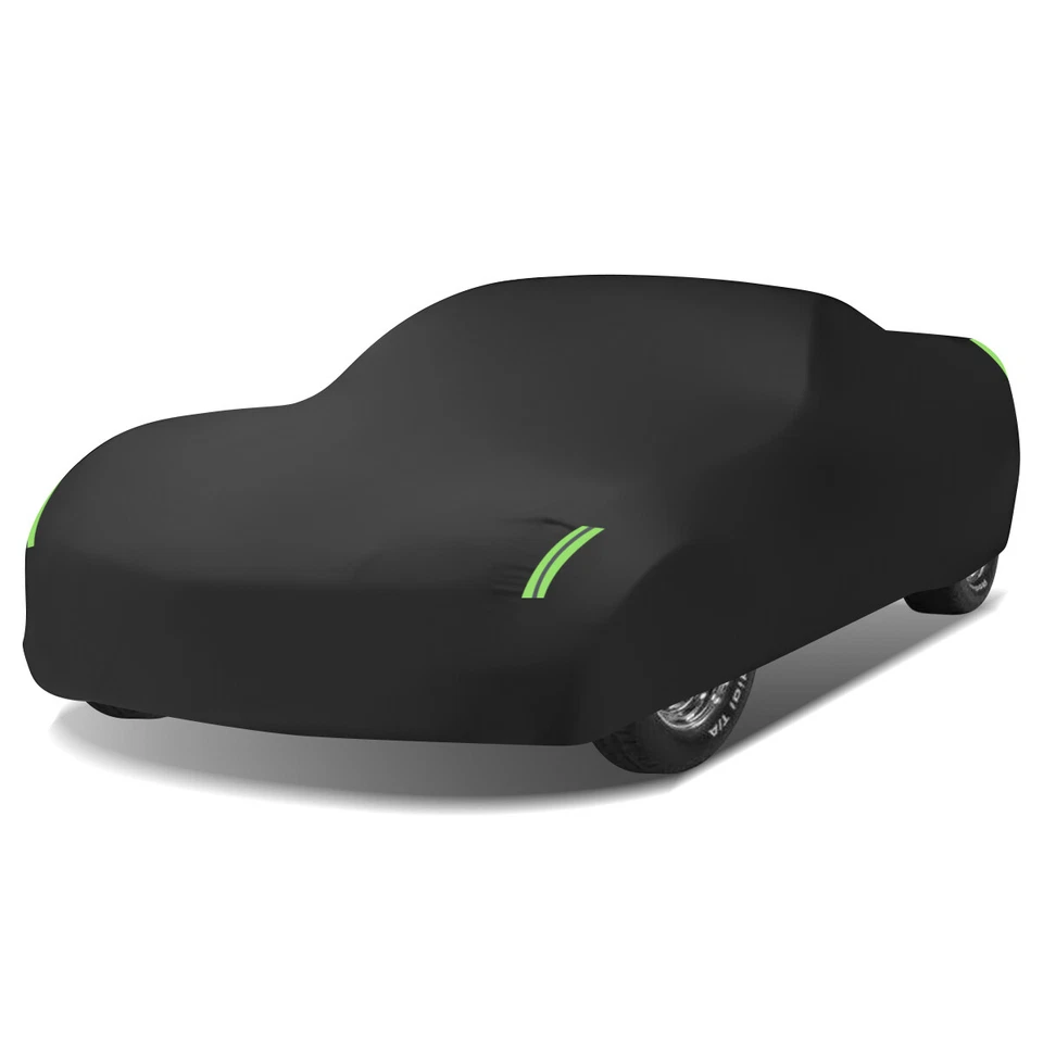 For Pontiac Firebird Full Custom Car Cover All Weather Protection Waterproof Blk - Image 3 of 4