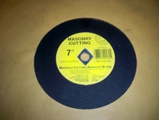 2 Pc 7" MASONARY ABRASIVE SAW BLADE/CUTOFF Masonry WHEEL NEW Brands May Vary USA