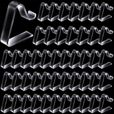 4x Anti-slip Table Cloth Clips Holder Clear Durable Household Table Cover Clamps