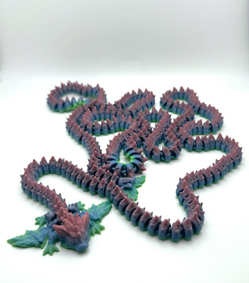 3D Printed Multi Color Giant Dragon 5'3'' long!