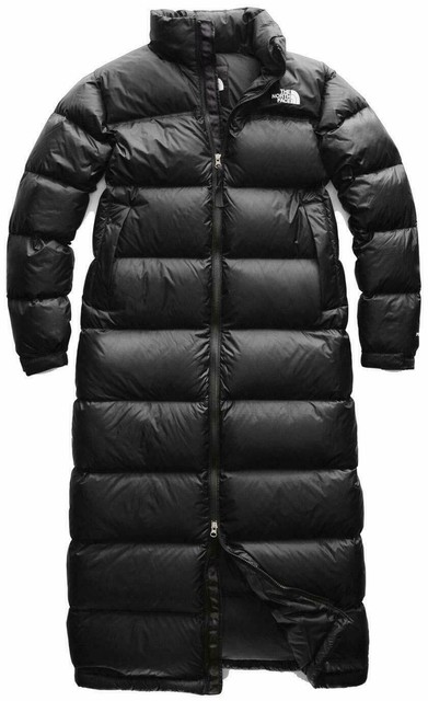 north face long womens down coat