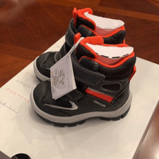 Geox leather hydro repellent leather upper, waterproof boot size Baby US 4,5